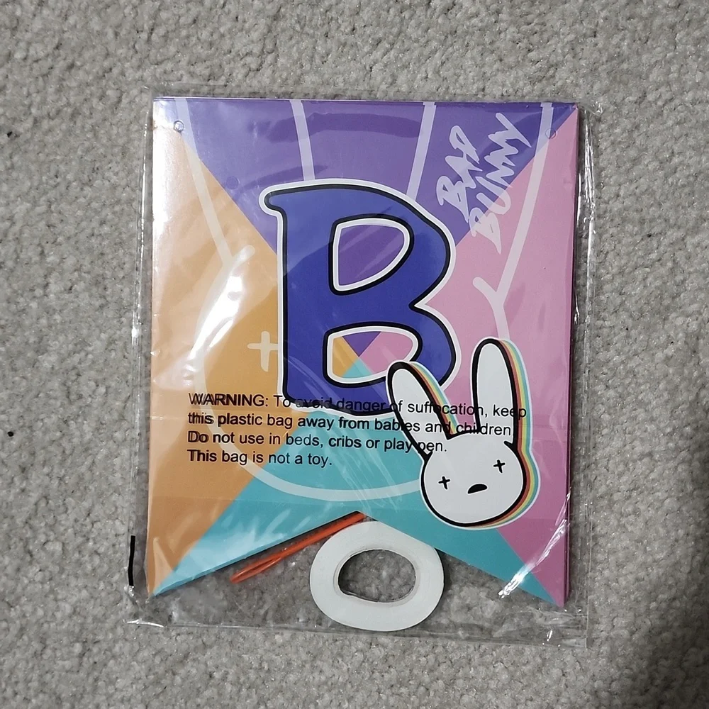 Bad Bunny Theme Happy Birthday Party Kit